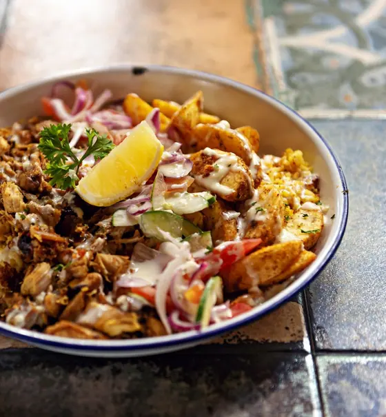Cajun chicken bowl