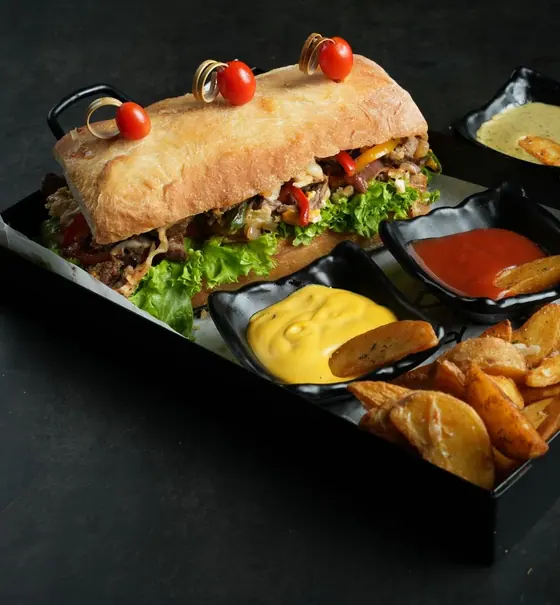 Mini steak ciabatta